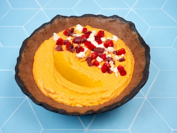 Htipiti - greek feta and roasted peppers dip