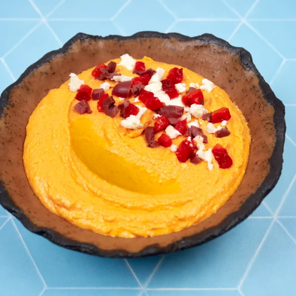 Htipiti - greek feta and roasted peppers dip