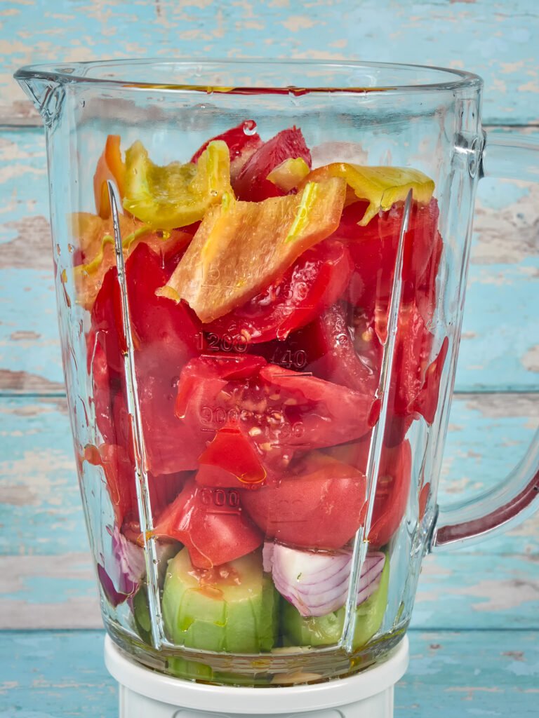 Ingredients for gazpacho