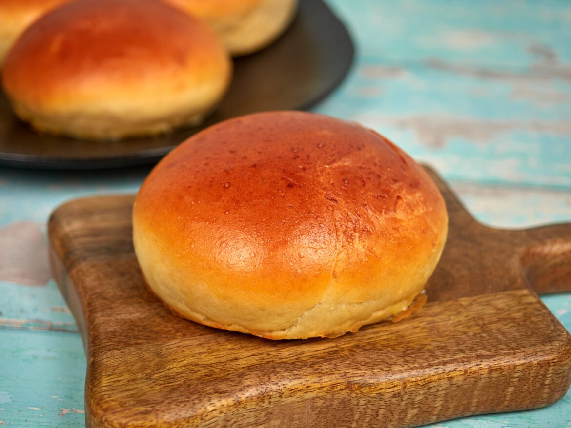 Home made burger buns